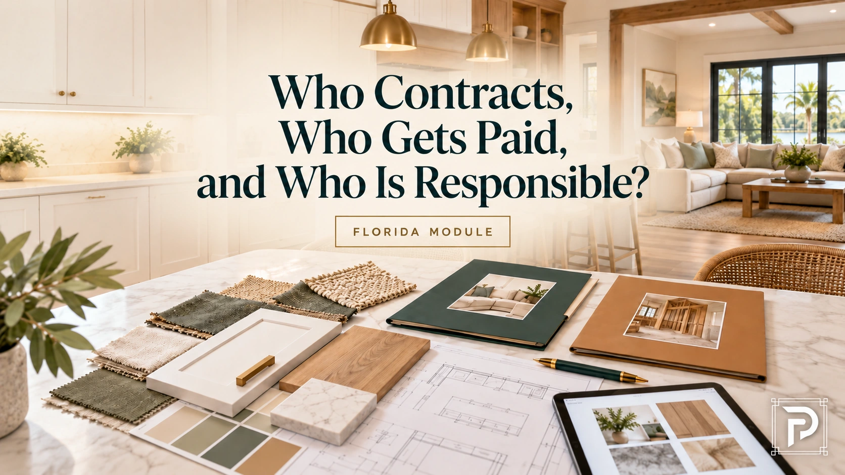 Florida Module: Who contracts, who gets paid, and who is responsible? A kitchen with finish selections